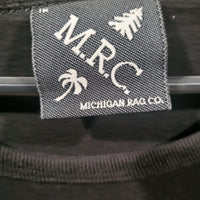 Vintage Michigan Rag Company M.R.C. Black Nightshirt With Cats One-Size Fits All USA