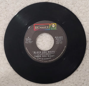 Three Dog Night Freedom For The Stallion / Black And White Dunhill 45 Records 1972