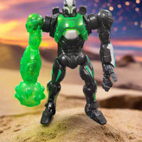 2012 Mattel Max Steel Cytro Spin Cyclone Blast 6" Green/Black Action Figure