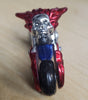 2007 Maisto Lobo 1:64 Blue Voodoo Skull Die-Cast Series XIII Motorcycle w/Case