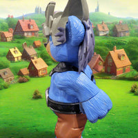 2019 Playmates Zagtoon Power Players Bearbarian Blue Cartoon Network Action Figure