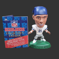 1996 Corinthian NFL Headliners Deion Sanders Cowboys With Catalog Booklet