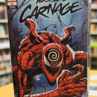Absolute Carnage #1 (2019) Ron Lim Variant Cover With Launch Party Flyer/Checklist VF