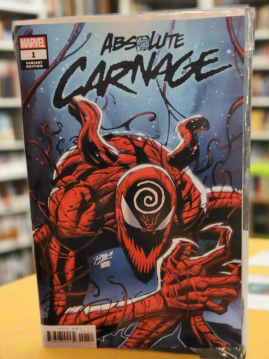Absolute Carnage #1 (2019) Ron Lim Variant Cover With Launch Party Flyer/Checklist VF