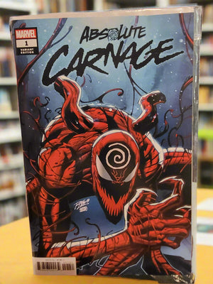 Absolute Carnage #1 (2019) Ron Lim Variant Cover With Launch Party Flyer/Checklist VF