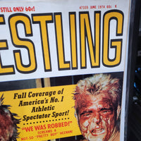 Official Wrestling Yearbook Magazine June 1974 Bobby Heenan Bruno Sammartino