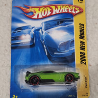 2008 Hot Wheels New Models #14/40 Fast Fish Lime Green Variant OH5 Wheels NEW