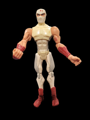 2005 Hasbro G.I. Joe Sigma 6 Storm Shadow White Ninja Outfit 8" Action Figure GI