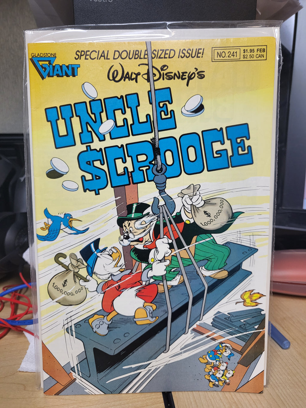 Walt Disney's Uncle Scrooge #241 (1990) Double Sized Gladstone Comicbook Carl Barks