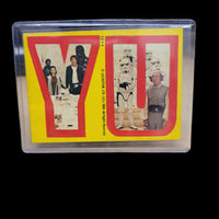 1980 Star Wars Empire Strikes Back Series 1 #12 Yellow Han Solo Leia Lando Sticker