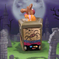 1996 Burger King Scooby-Doo Scooby/Daphne/Velma Pullback Rolling Coffin Toy