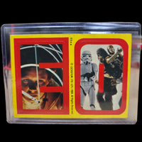 1980 Star Wars Empire Strikes Back Series 1 #11 Yellow Princess Leia Chewbacca Sticker