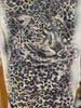Wet Seal Petite Small Tiger Print Sparkles Brown/Beige Long Sleeve Shirt