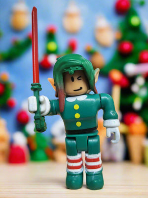 2021 Jazwares Roblox Advent Calendar Elf Figure With Sword Video Game Figure