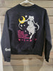 Sailor Moon Naoko Takeuchi Black Crewneck Pullover Sweatshirt Size Small S Anime