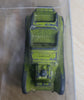 1970s Vintage Tootsie Toy Green Metal Roadster Die-Cast Car with Case