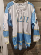 Alpha Delta Pi #51 College Sorority TCL Medium Jersey Style Long Sleeves Decorative Shirt