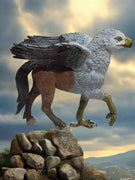 2019 Papo Fantasy Figure Hippogryph Eagle Horse Hybird Hand Painted Toy 36022