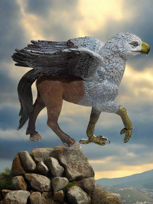 2019 Papo Fantasy Figure Hippogryph Eagle Horse Hybird Hand Painted Toy 36022