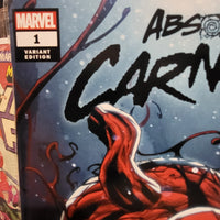 Absolute Carnage #1 (2019) Ron Lim Variant Cover With Launch Party Flyer/Checklist VF