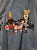 Vintage 1990's Bobbie Brooks Large Denim Embroidered Long Sleeves Shirt