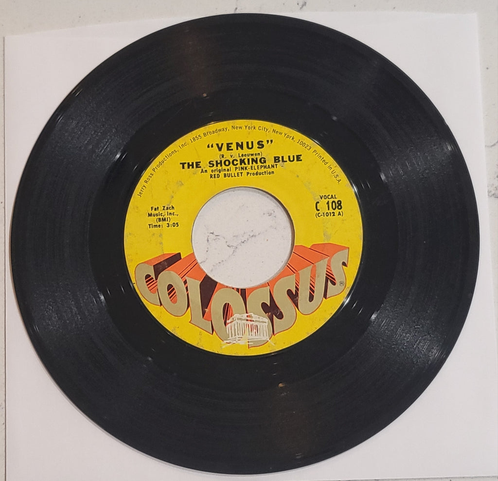 The Shocking Blue Venus / Hot Sand 1969 Colossus Records 7" 45RPM C108