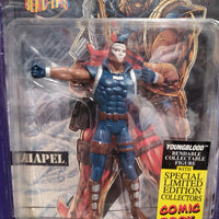 1995 Justoys Youngblood Image Rob Liefeld Sealed Chapel Bend-Ems Figure w/Comic