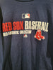 Majestic MLB Baseball Boston Red Sox Authentic Collection Blue Long M Sleeve Shirt