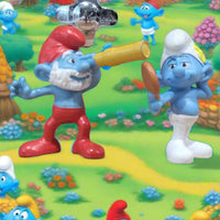 2011 Peyo McDonald's Papa Smurf and Vanity Smurf Fast Food Toy Figures