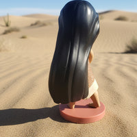 Walt Disney Animators Collection 3" Toddler Pocahontas Glitter Dress Variant Figure