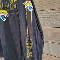Fanatics Pro Line NFL Jacksonville Jaguars Medium Navy Long Sleeves Football Shirt