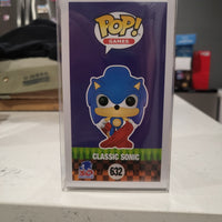 2021 Funko Games Classic Sonic Vinyl Figure #632 Sealed With Protector Case