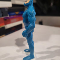 1994 Bandai The Tick 3" Figure With Base / Cake Topper - Broken Antennas