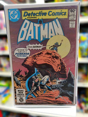 Detective Comics #508 (1981) Batman Pharoah Batgirl Catwoman Jim Aparo Cover VF