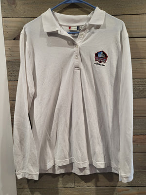 Clique XL NFL Pro Football Hall Of Fame Canton Ohio White Long Sleeve Shirt