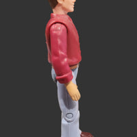 2006 Fisher Price Loving Family Home Dollhouse 6" Adult Male With Watch Figure
