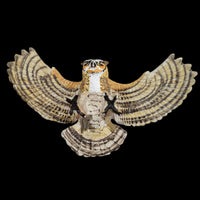 2006 Safari Ltd. Great Horned Owl Wings Of The World 5.5" Animal Kingdom Figure