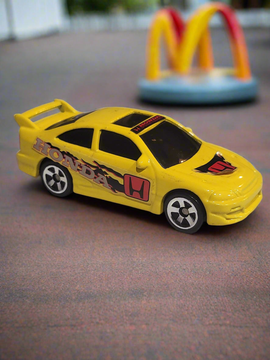 2001 McDonald's Hot Wheels Honda Civic Fast Food Happy Meal Toy Die-Cast Car