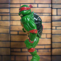 2011 Playmates TMNT Teenage Mutant Ninja Turtles Head Dropping Raphael Figure