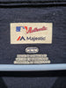 Majestic MLB Baseball Boston Red Sox Authentic Collection Blue Long M Sleeve Shirt