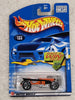 2002 Hot Wheels #134 Mainline Old #3 Orange and Black 5 Spoke Wheel Car NEW