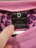 Donna Loren Pink 1x Fleece 100% Polyester Pink Super Soft Sweatshirt