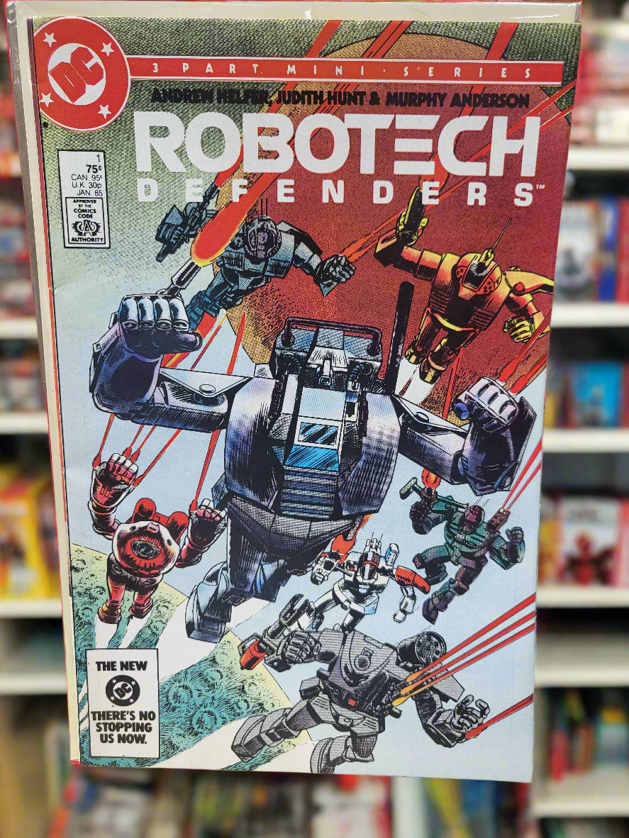 Robotech Defenders #1 (1985) Anderson/Hunt Cover Art DC Comics VF/NM Direct Macross