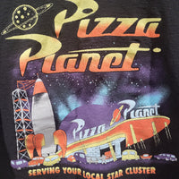 Disney Pixar Toy Story Pizza Planet Black XL (46/48) Retro Style T-Shirt