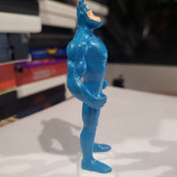 1994 Bandai The Tick 3" Figure With Base / Cake Topper - Broken Antennas