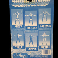 1995 Justoys Youngblood Image Rob Liefeld Sealed Badrock Bend-Ems Figure w/Comic