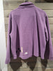 Vintage Timberlea Purple Embroidered Paw Print Button Down Sweater Jacket Plush