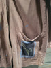 Vintage 1990's Match Point USA Small Cotton Linen Button Down Cat Shirt W/Pockets