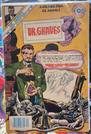 Dr. Graves #73 (1985) Charlton Comics 1st Issue New Title Low Print Run Horror