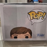 2021 Funko Pop Star Wars #482 Luke Skywalker With Grogu With Protective Case